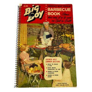 Vintage 60s Big Boy Americas Most Popular Barbeque Book Cookbook Recipes BBQ